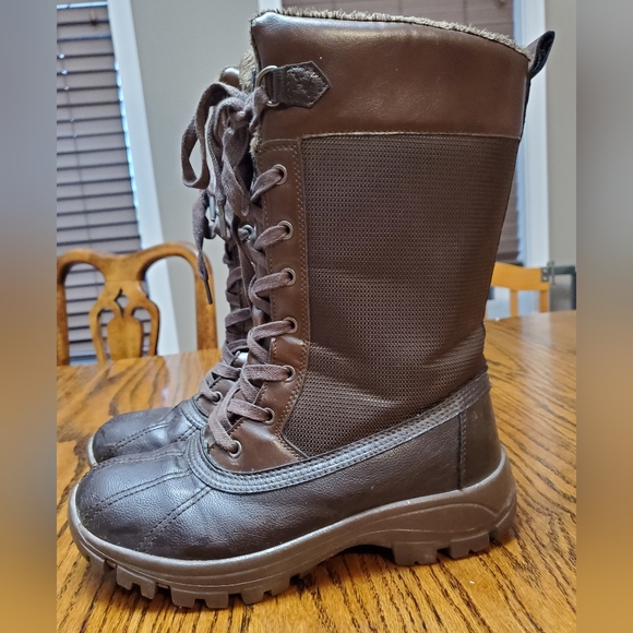 London Fog Winter Boots in Brown size 8.5 - Picture 1 of 9